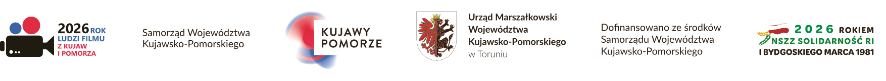 Belka logotypów dofinansowanie Urząd marszałkowski wojewodztwa kujawsko-pomorskiego